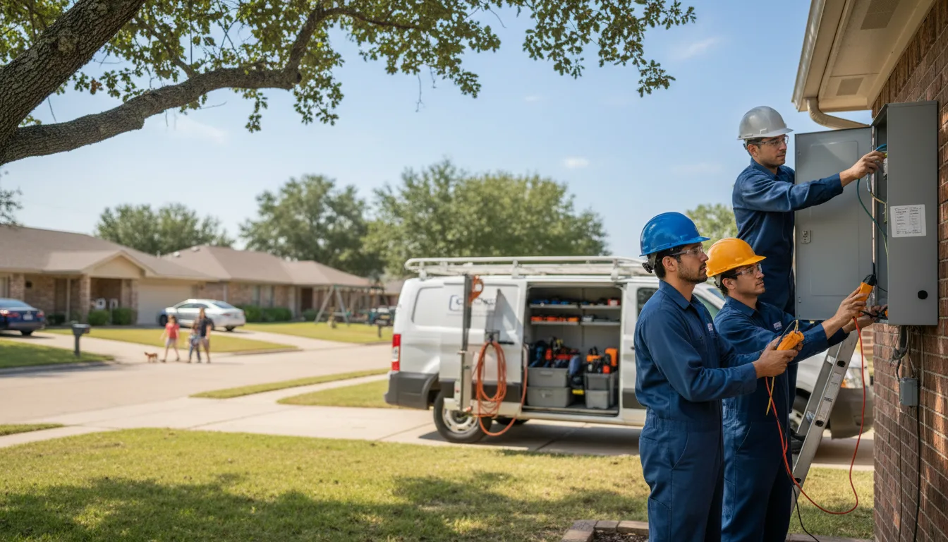 Certified electrician providing emergency electrical services in Traer, IA